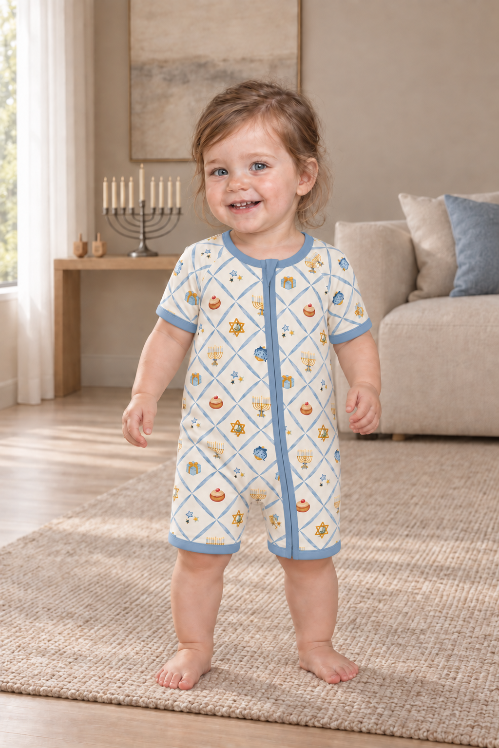 Hanukkah Wishes (Romper) lifestyle photo, shot 7